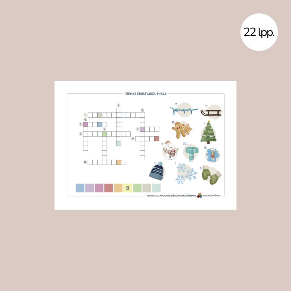 Krustvārdu mīklas bērniem 2