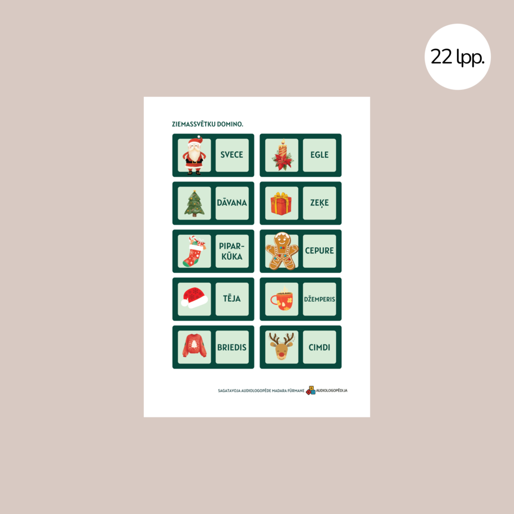 Lasīšanas un rakstīšanas Ziemassvētku uzdevumu krājums 2