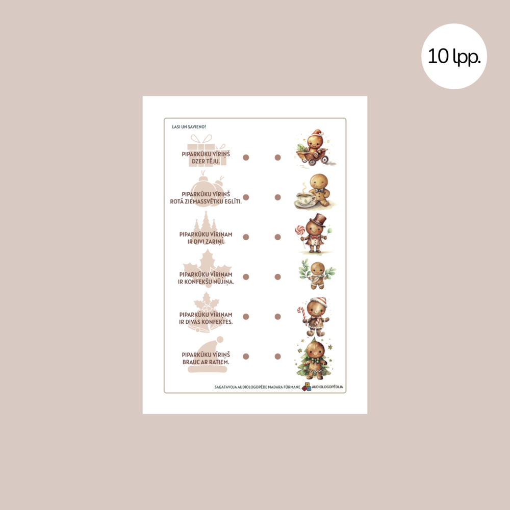 Ziemassvētku lasīšanas uzdevumi - lasi un savieno! 2 Ziemassvētku lasīšanas uzdevumi - lasi un savieno 1