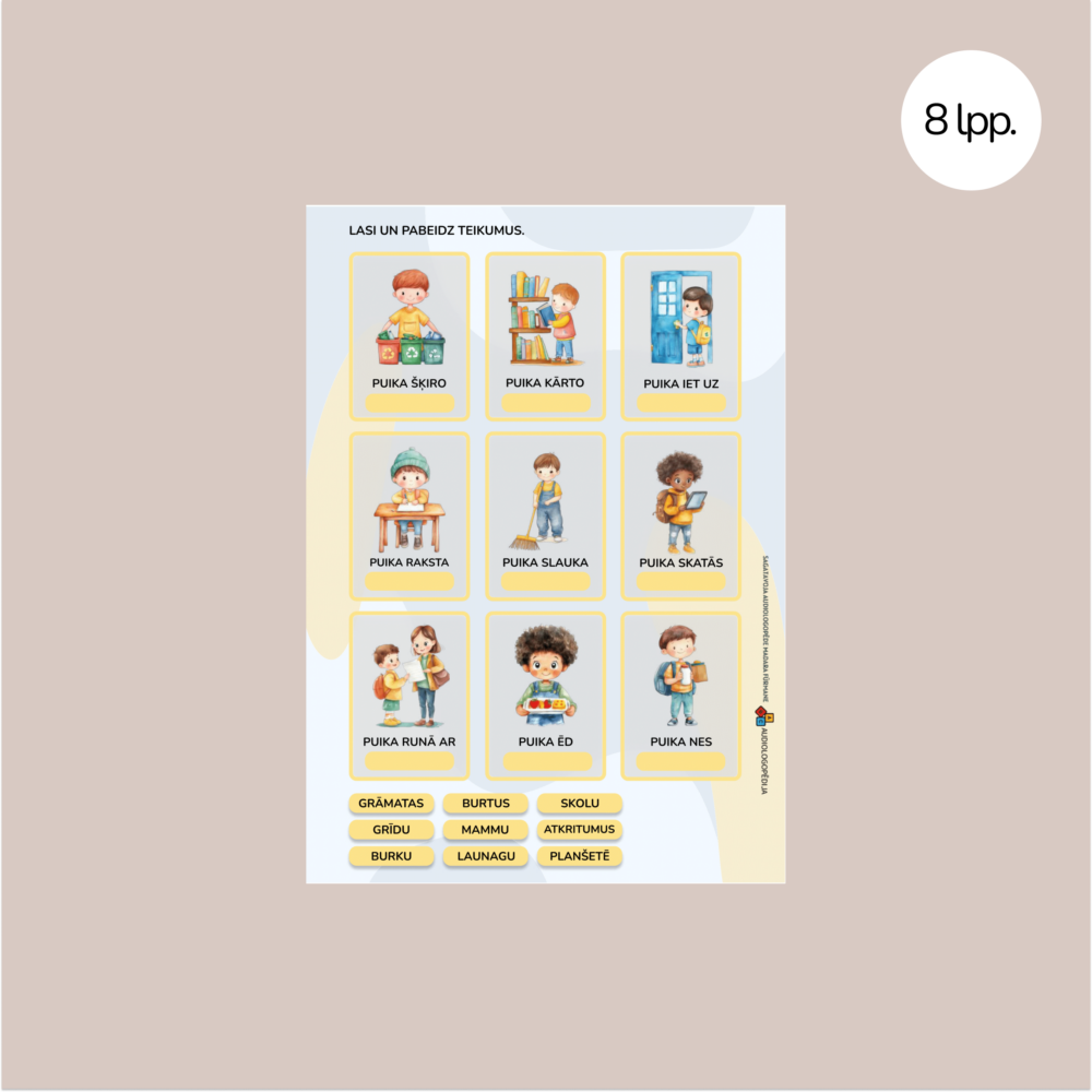 Lasi un pabeidz teikumus