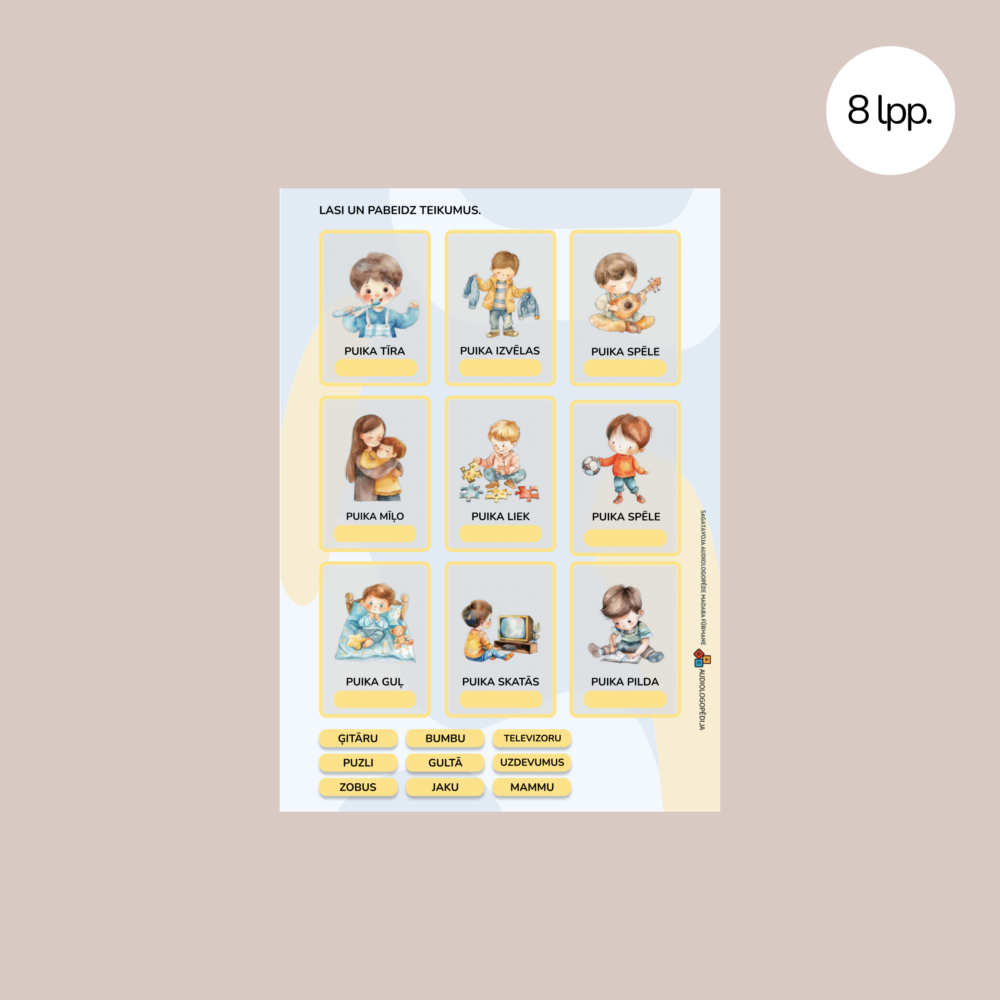 Lasi un pabeidz teikumus 3