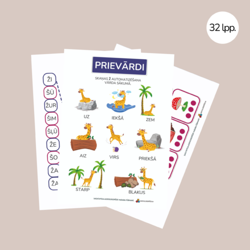 Uzdevumu krājums skaņu B un P diferencēšanai un izrunai