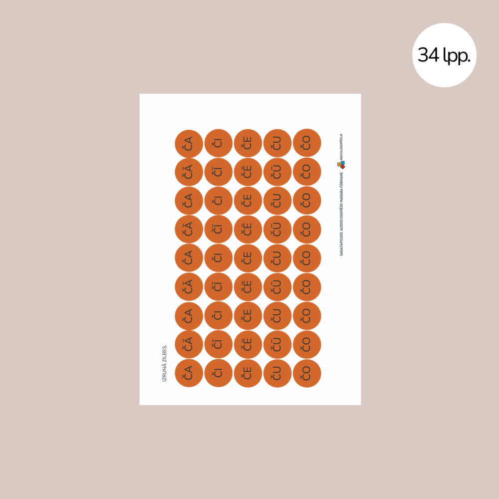 Uzdevumu krājums skaņu č un ķ diferencēšanai un izrunai 3
