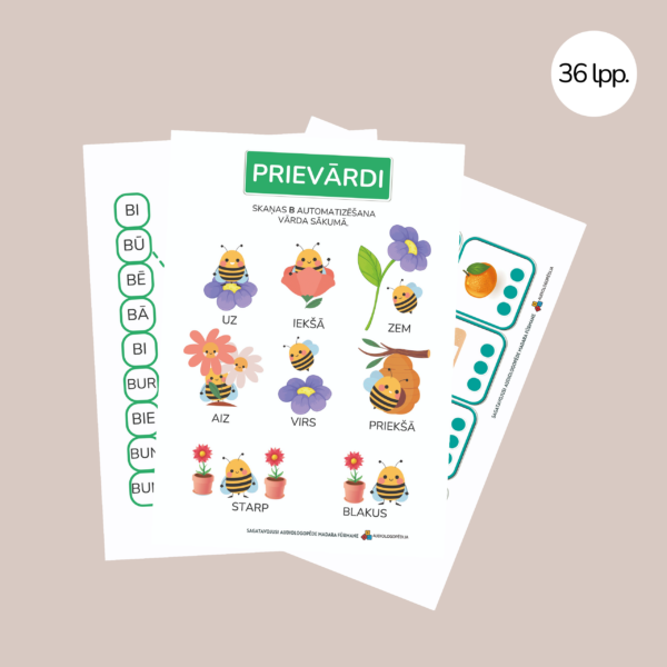 Uzdevumu krājums skaņu B un P diferencēšanai un izrunai.pdf 1 Uzdevumu krājums skaņu B un P diferencēšanai un izrunai 1
