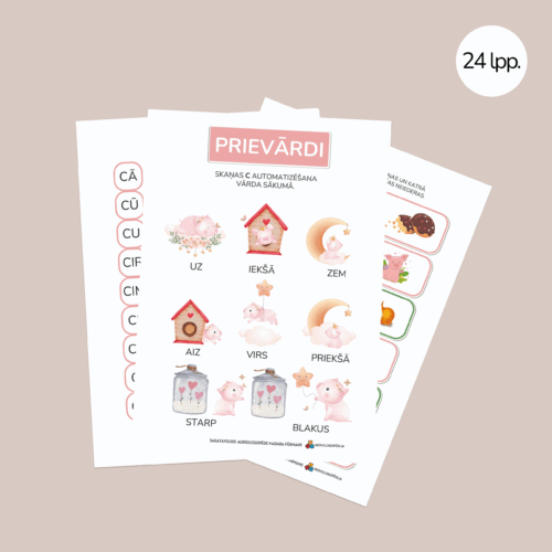 Uzdevumu krājums skaņas C diferencēšanai un izrunai 1