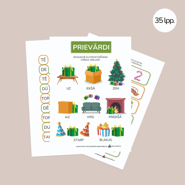 Uzdevumu krājums skaņu D un T diferencēšanai un izrunai 1 Uzdevumu krājums skaņu D un T diferencēšanai un izrunai 1