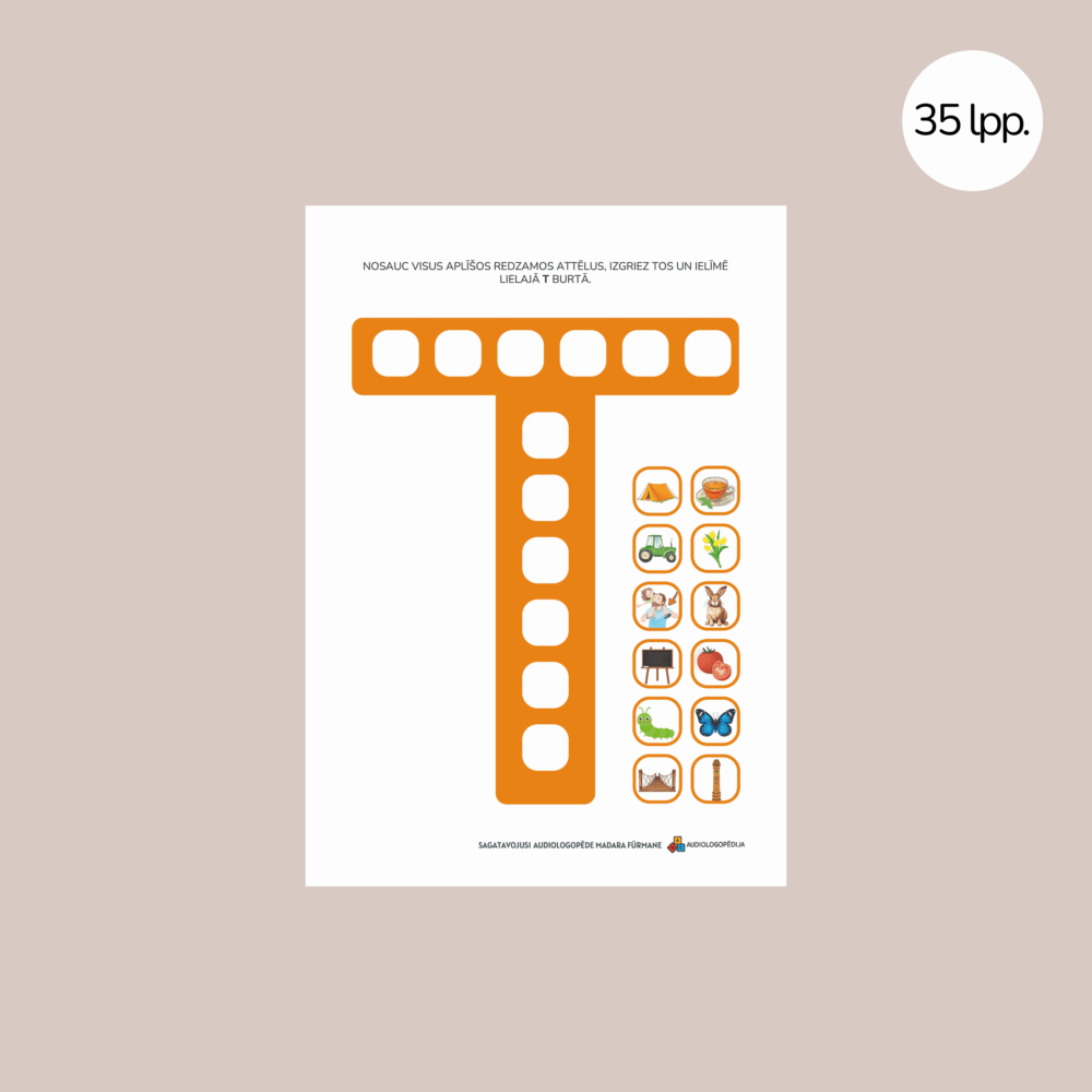 Uzdevumu krājums skaņu D un T diferencēšanai un izrunai 2