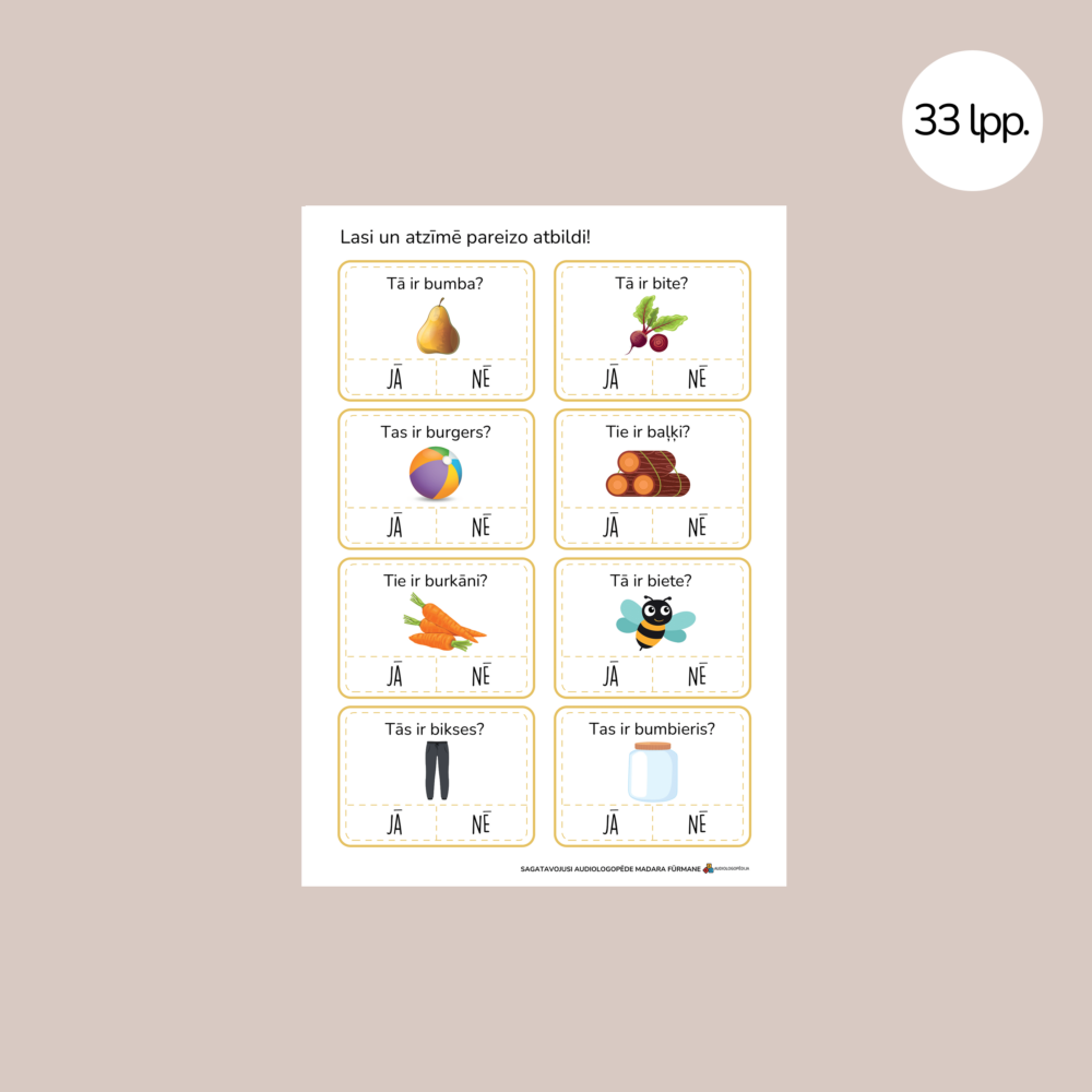 Lasi un atzīmē pareizo atbildi